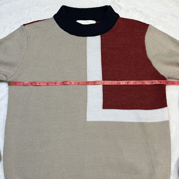 Elle Rae Color Block Sweater Women’s Sz Small - Picture 9 of 10